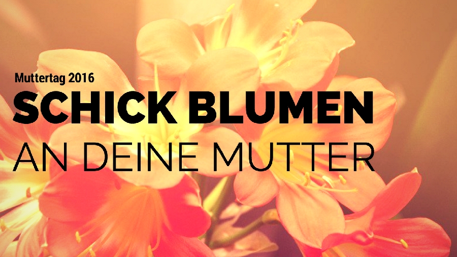Muttertag 2016 - Blumen für Mama