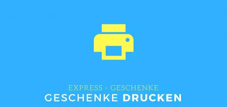 Geschenke ausdrucken – Last Minute Geschenke für Weihnachten plus Cashback